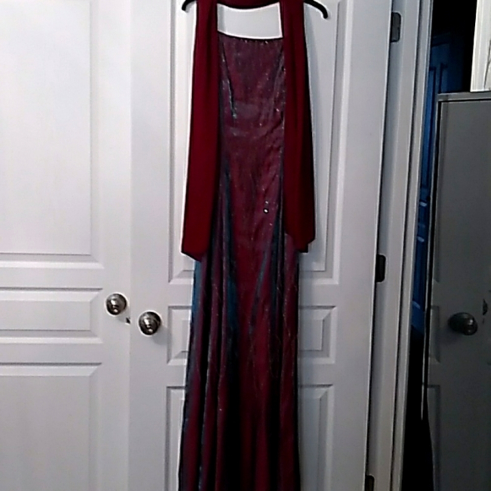 Fashion 1001 Nights Formal Dress with Scarf